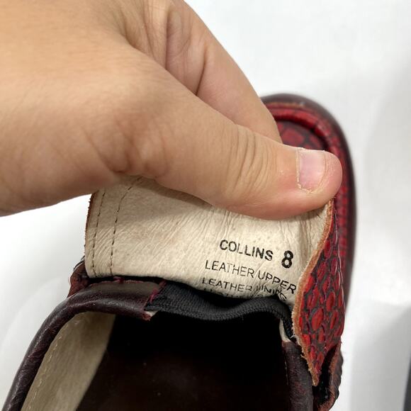 Freebird 8 Collins Red Heeled Mules - Picture 8 of 8